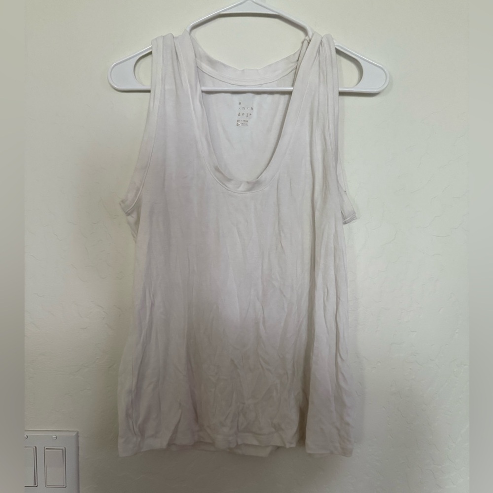 White Sleeveless Top by A New Day size XXL